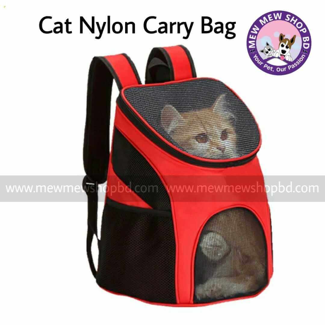 Cat Nylon Carry Bag/ Travel Backpack