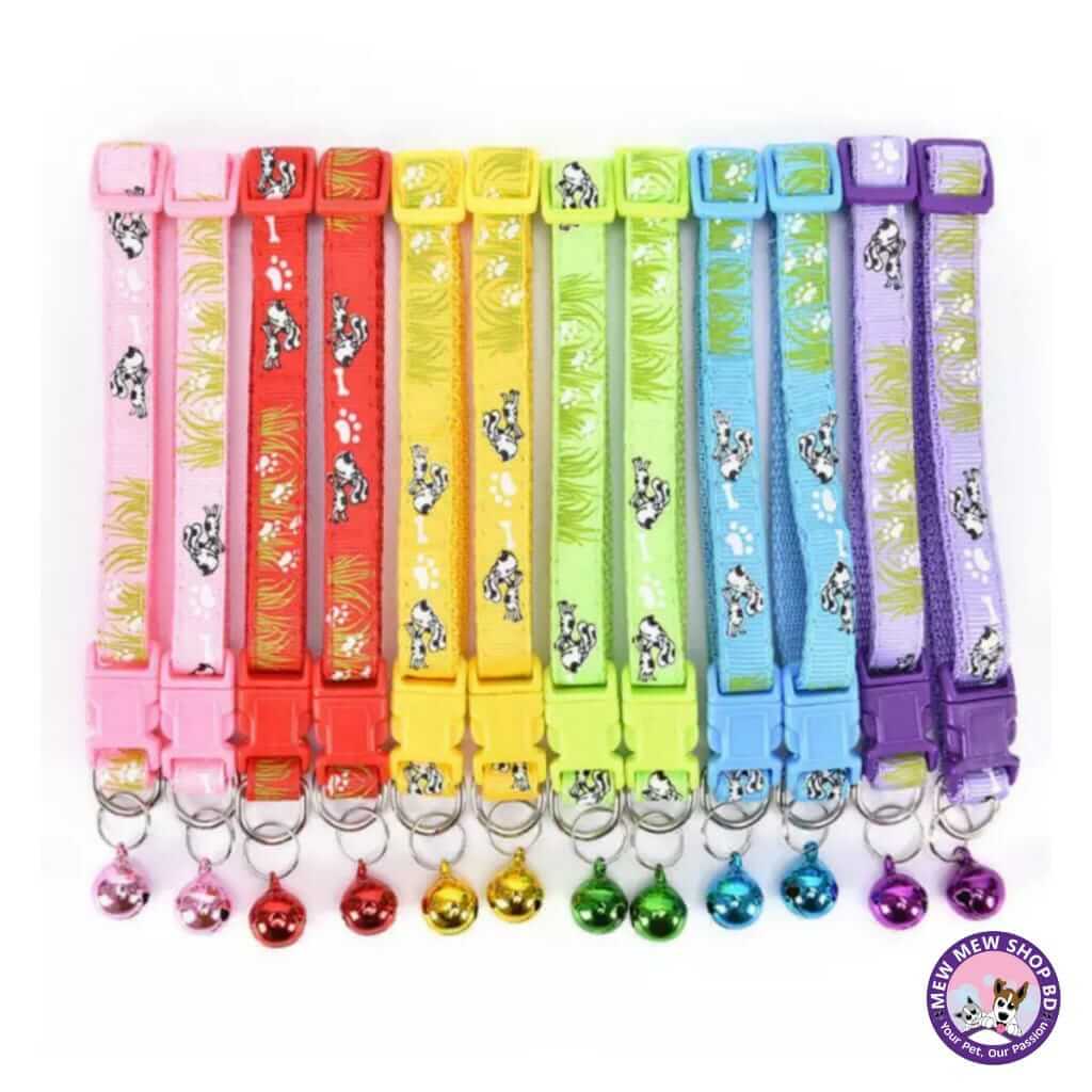 Adjustable Grass Print Collar