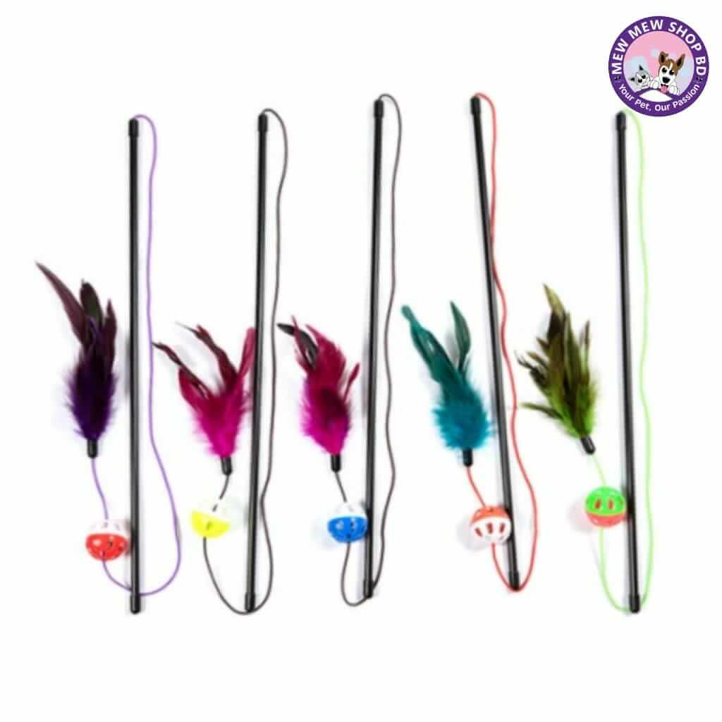 Feather Ball Teaser Toy