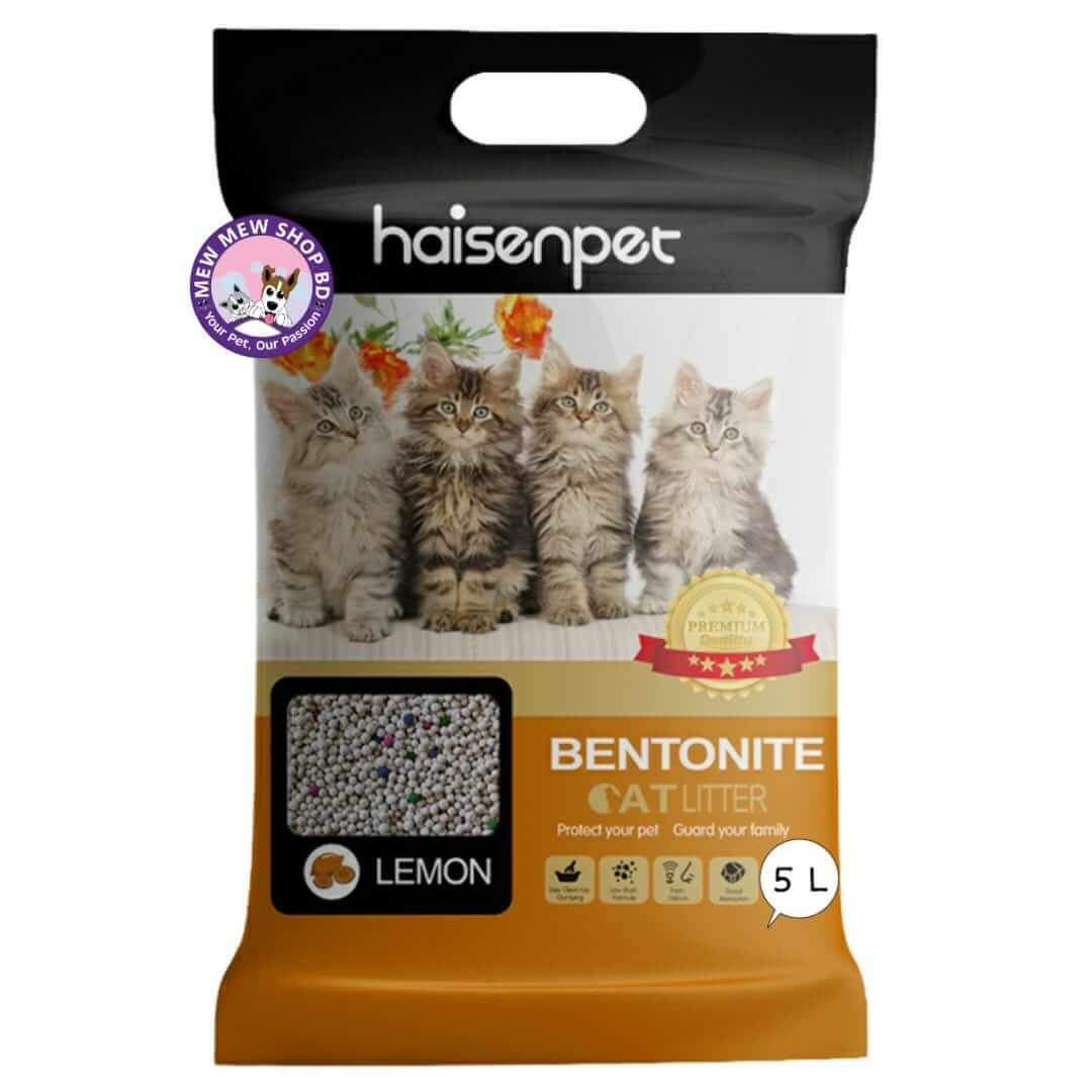 Haisenpet Bentonite Cat Litter - Lemon