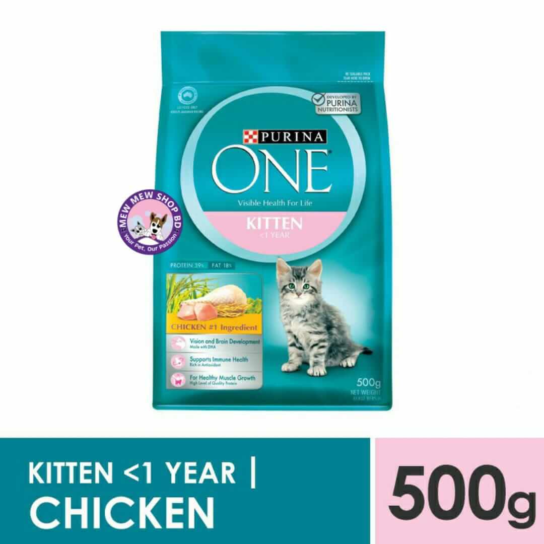 PURINA ONE Kitten Food with Chicken 500g