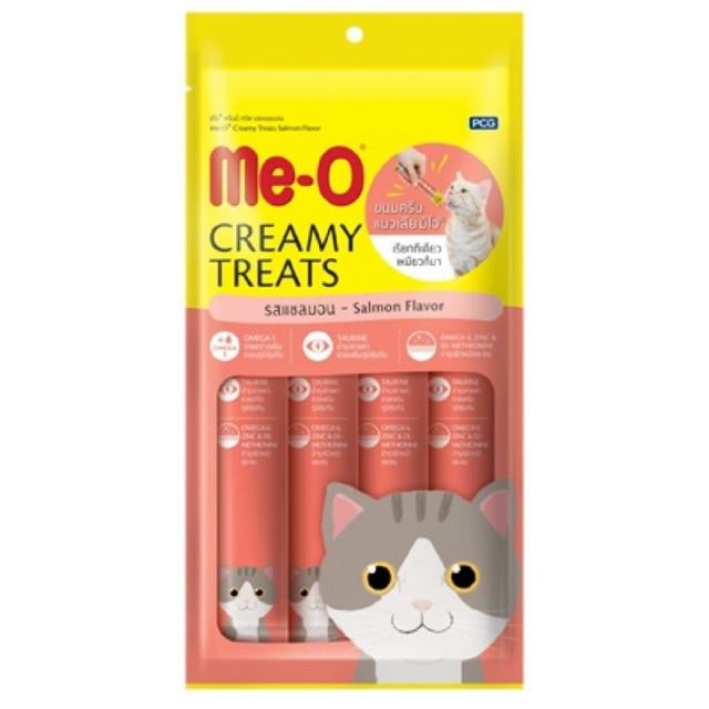 Me-O Meo Creamy Treats Salmon Flavor (4*15g)