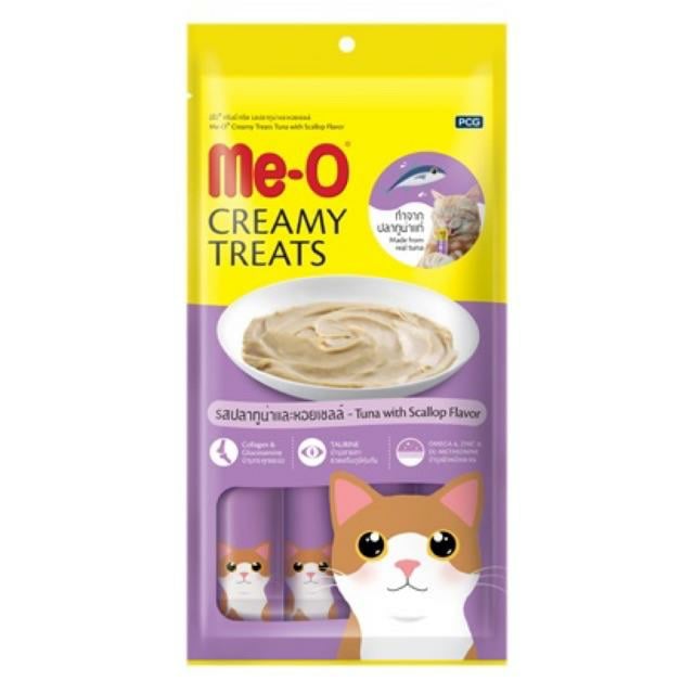 Me-O Meo Creamy Treats Tuna with Scallop Flavor (4*15g)