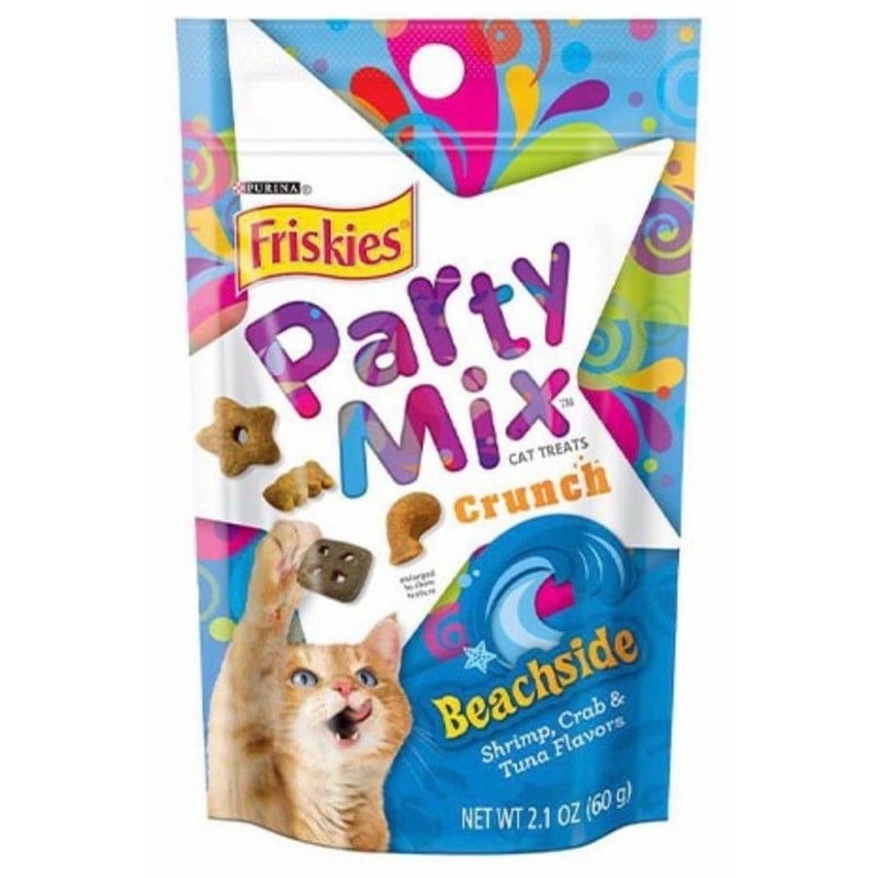 Purina Friskies Party Mix Beachside Cat Treat 60g