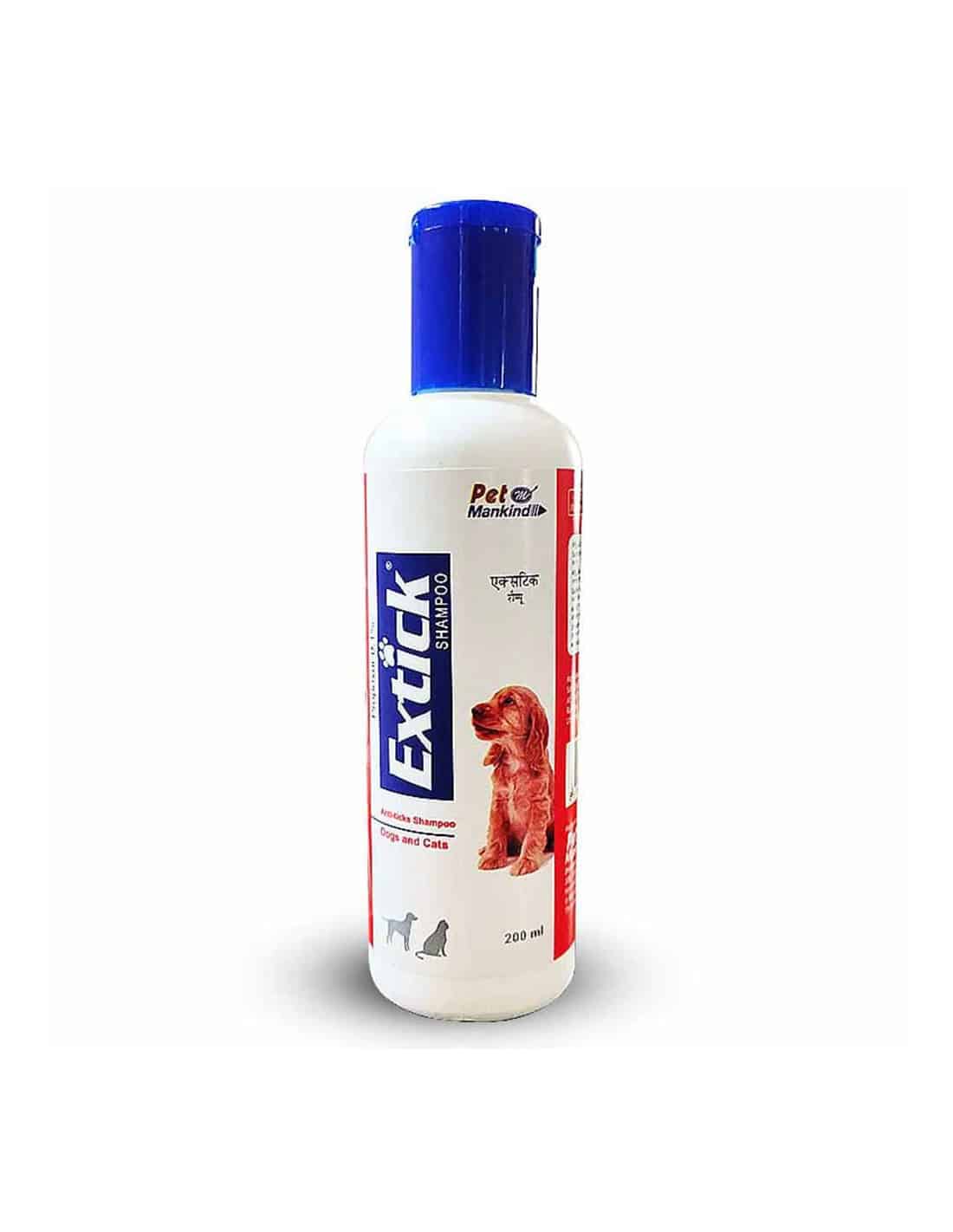 Pet Mankind Extick Anti Tick & Flea Shampoo For Dogs & Cats -- 200 ml