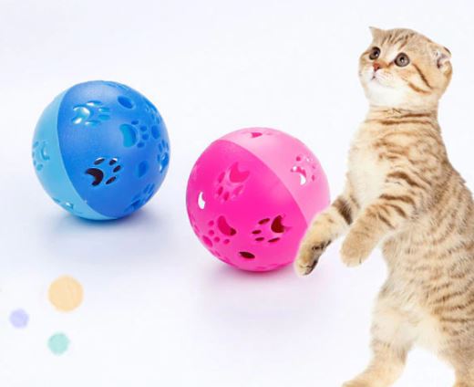 Cats Toys Playing ball with bell-(1Pcs)