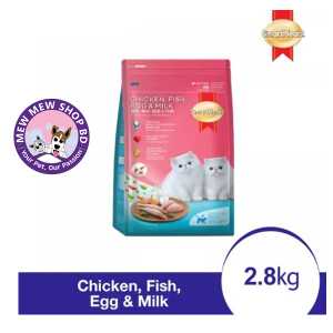 Smartheart Kitten Dry Food Chicken,Fish,Egg & Milk 2.8kg