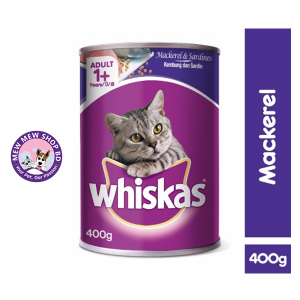 Whiskas Mackerel (Mackerel + Sardine) Can 400 gm