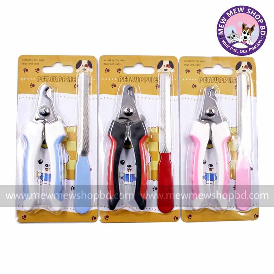 Spring Nail Clippers/Cutter with file For Pet