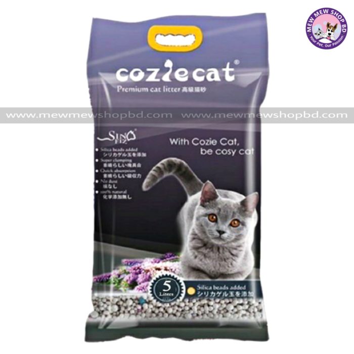Coziecat / Cozicat Premium Clumping Cat Litter 5L || Lavender