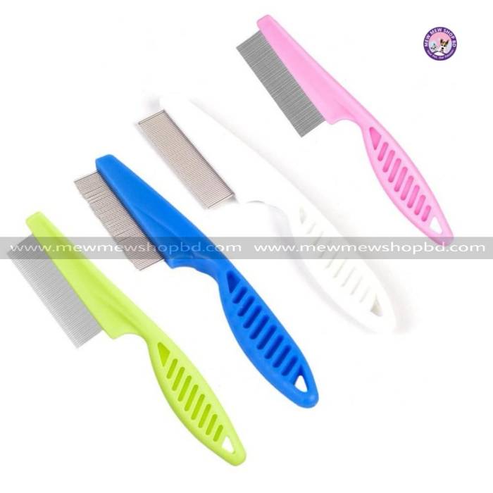 Pet hair Flea comb for cats and dogs Random Color