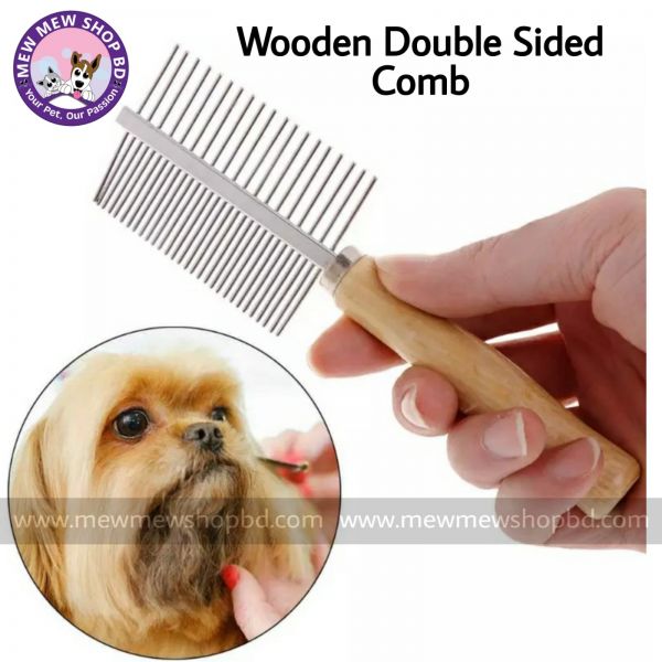 Wooden Double Sided Comb