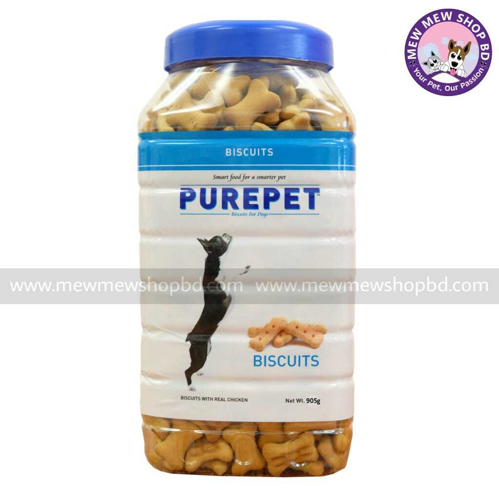Purepet Dog Biscuits Milk Flavor With Real Chicken  905gm