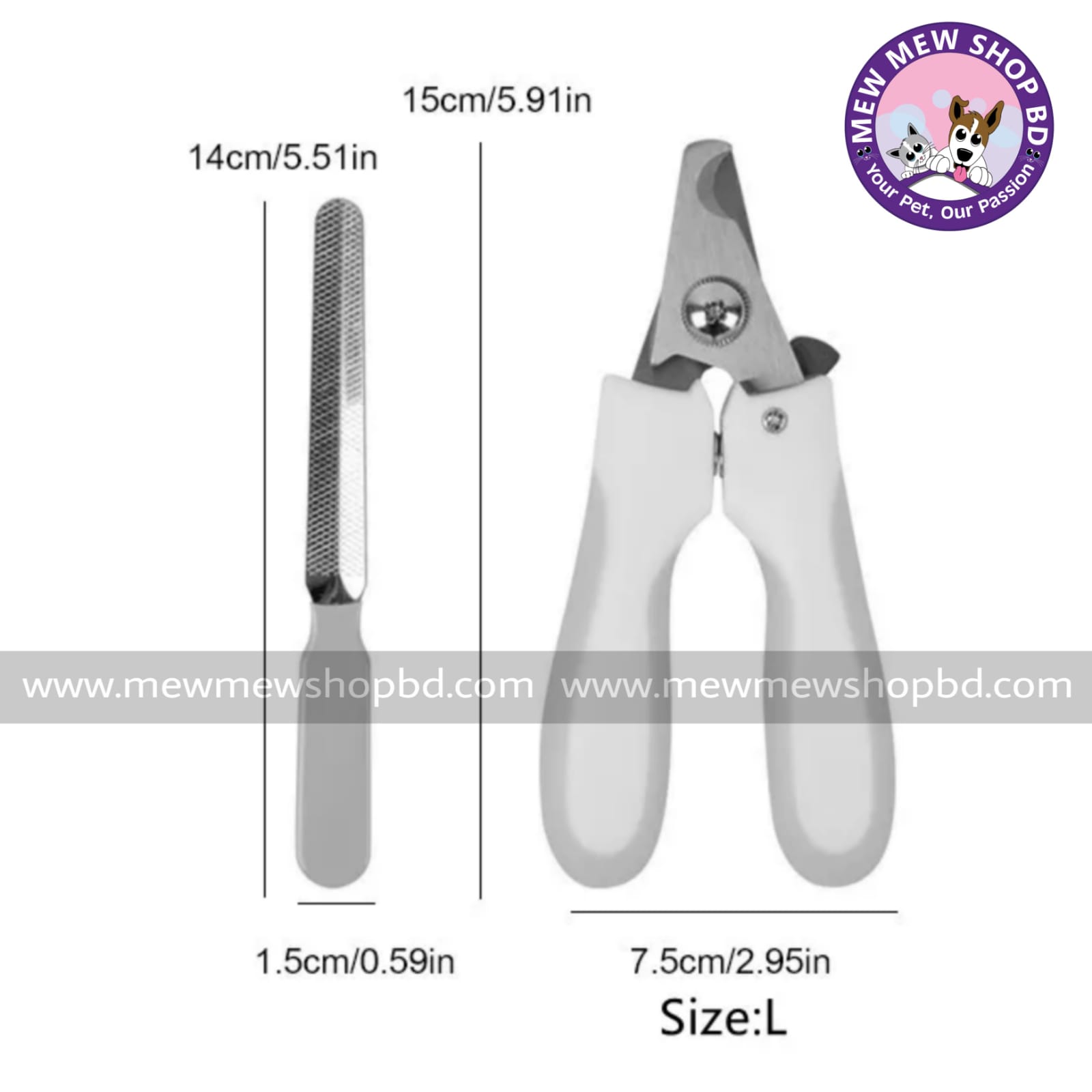 Professional Cat Pets Dog Nail Clippers/Cutter with File