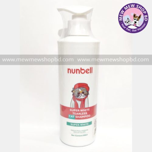 Nunbell Super White Tearless Cat Shampoo 350ml