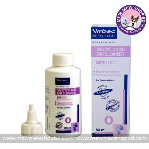 Virbac Salicylic Acid Ear Cleanser/ Cleaner For pet (50 ml)