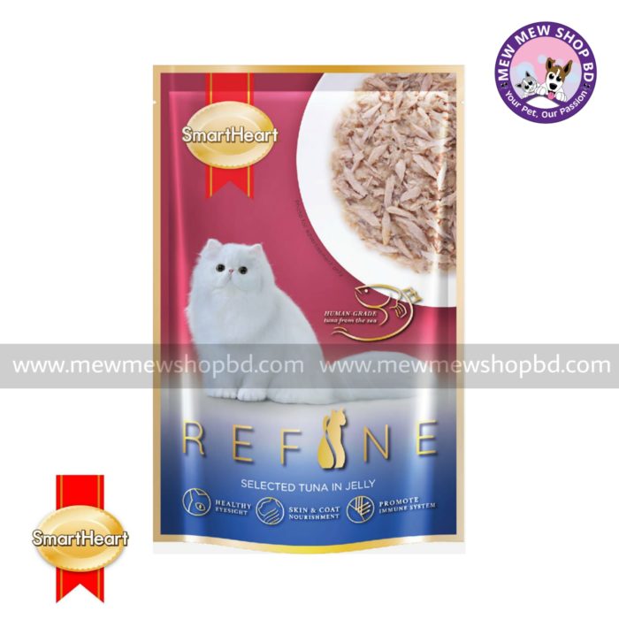 Smartheart Refine Pouch Tuna With Chicken Flake In Jelly 70g