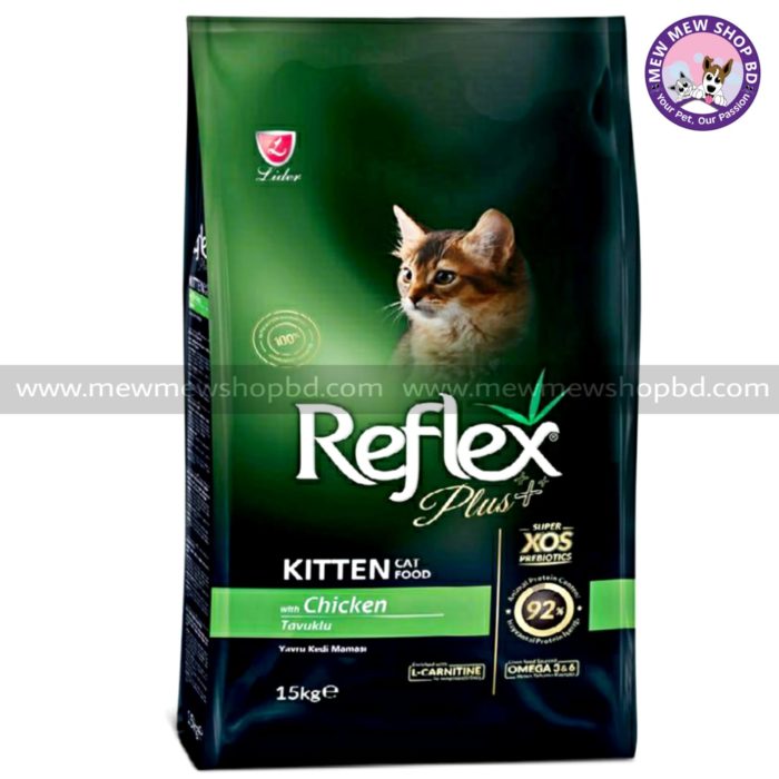 Reflex Plus Kitten Cat Food Chicken 15Kg