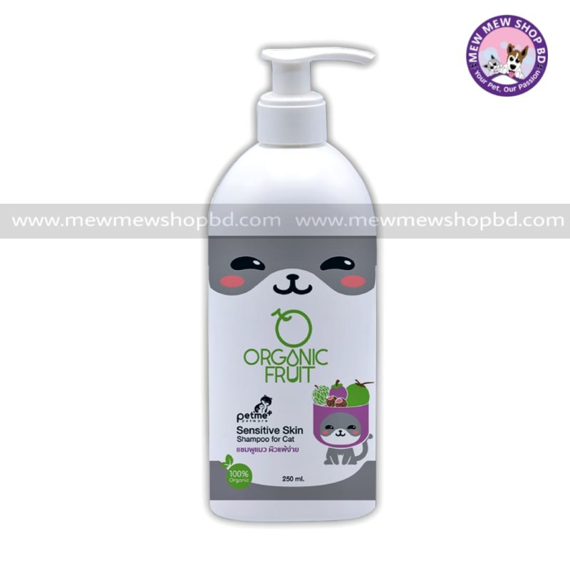 Petzme Plus Organic Fruit Shampoo For Cat 250ml