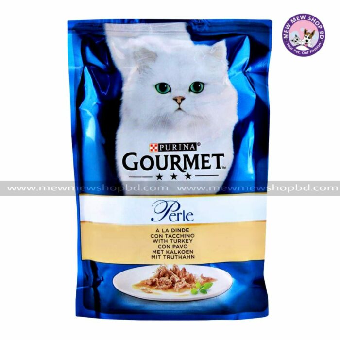 Purina Pouch Gourmet Perle Turkey (85g)