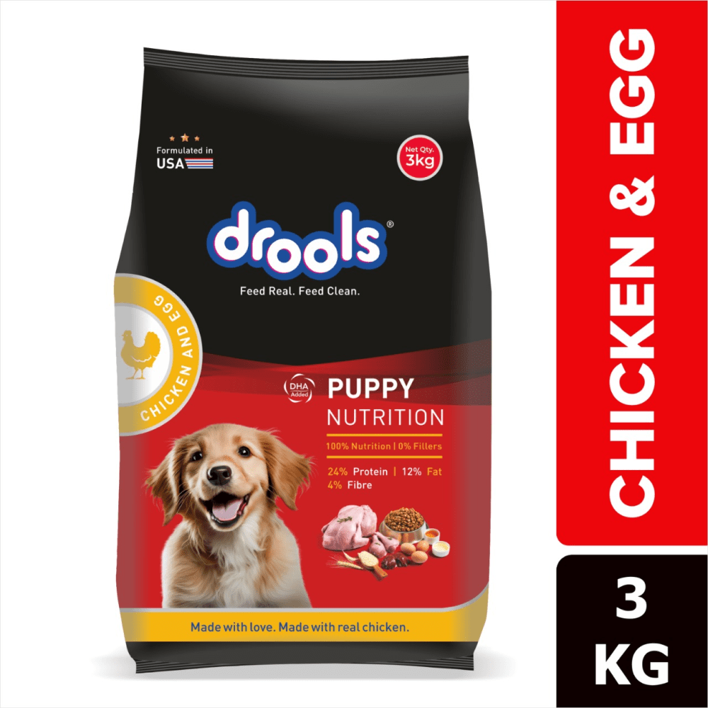 Drools Puppy Food Chicken and Egg 3kg