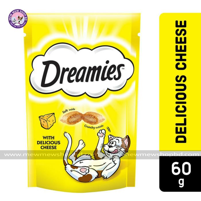 Dreamies Cat Treat  with Delicious Cheese 60g