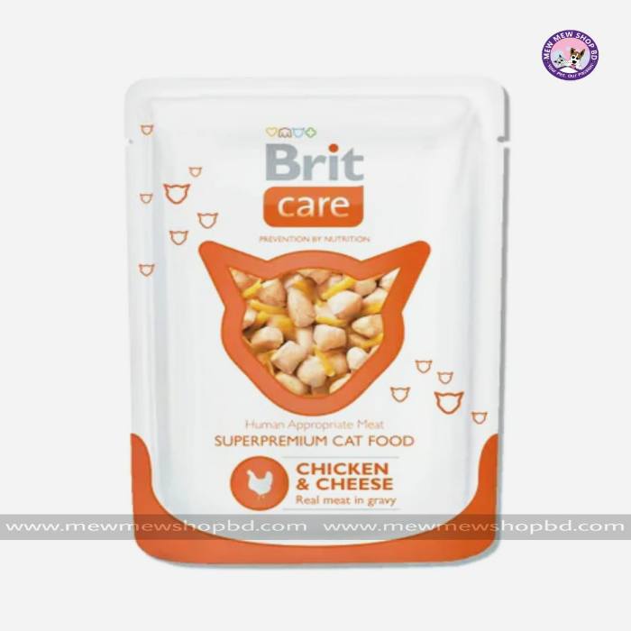 Brit Care Chicken Cheese Pouch 80g