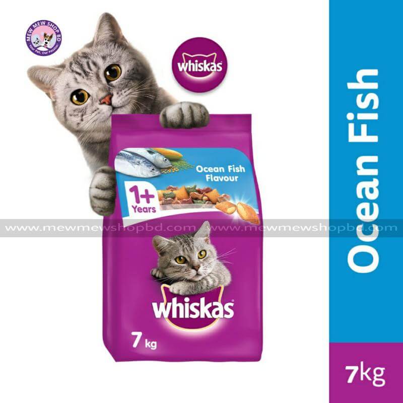 WHISKAS Ocean Fish Adult 1+ Cat Food 7KG