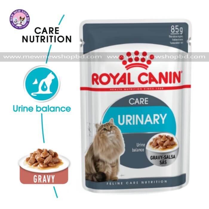 Royal Canin Wet Cat Food Pouch Urinary Care Gravy 85g