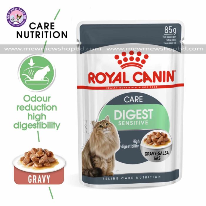 Royal Canin Cat Wet Food Pouch Digestive Sensitive in Gravy 85g