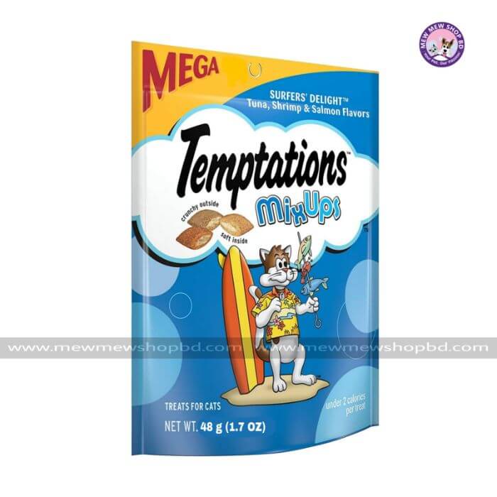 Temptations Cat Treats Tuna, Shrimp with Salmon 48g (USA)
