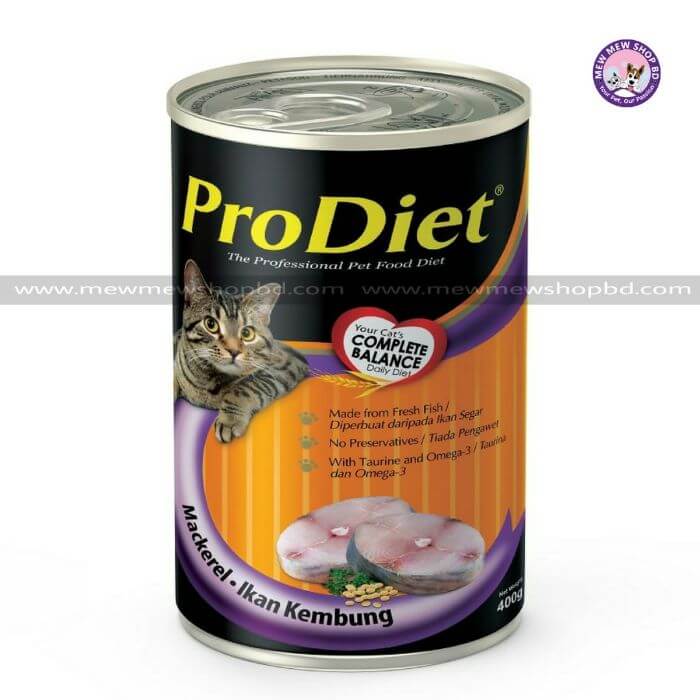 ProDiet Cat Canned Food Mackerel 400g