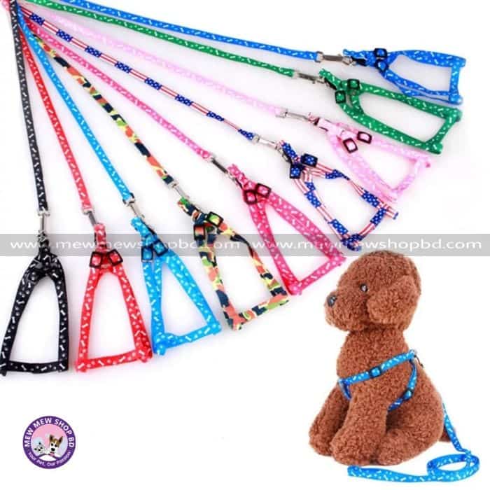 Bone Printed Pet Cat Harness