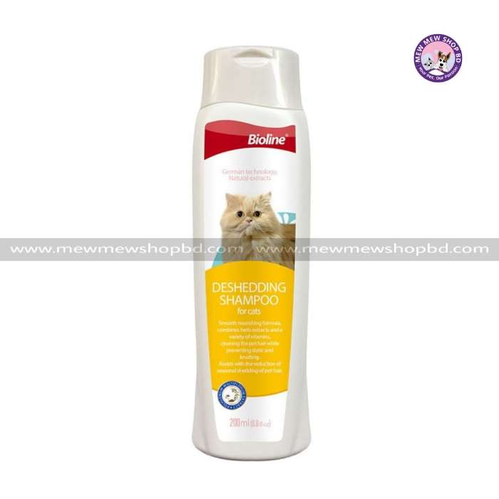 BIOLINE DESHEDDING SHAMPOO FOR CAT 200ML