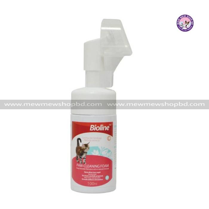 BIOLINE PAW CLEANING FOAM FOR CAT 100 ML