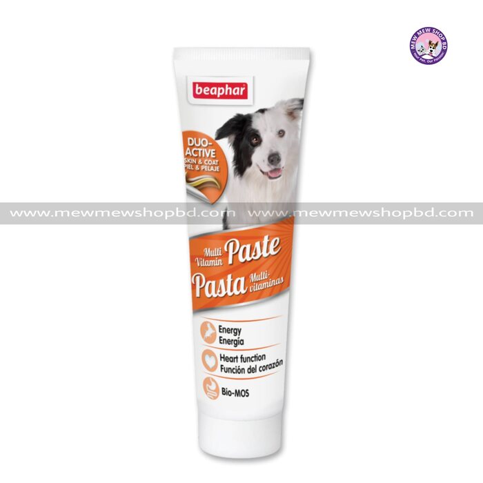 Beaphar Duo-Active Multi-Vitamin Paste for Dogs 100g (Exp: January 2024)
