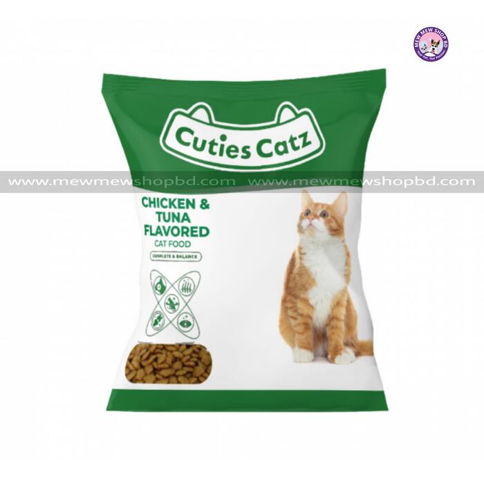 Cuties Catz Chicken & Tuna Cat Dry Food 400g