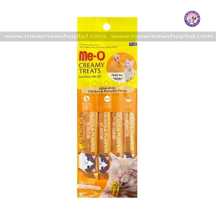 Me-O Meo Creamy Treat Chicken & Pumpkin Cat Creamy Treats