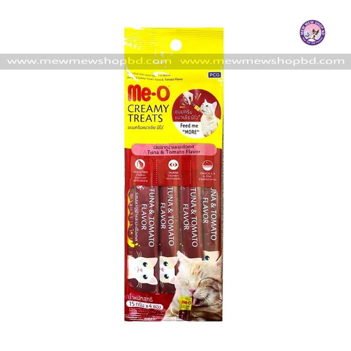 Me-O Meo Creamy Treat Tuna & Tomato Meo Flavor Cat Creamy Treats