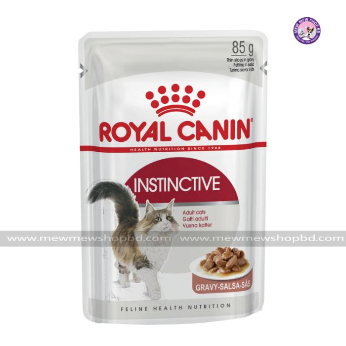 Royal Canin Instinctive Wet Food Pouch in Gravy 85g