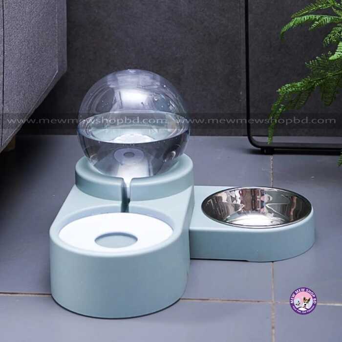 Round Shape 180 Degree Rotatable Premium Food Bowl for Pet Cat