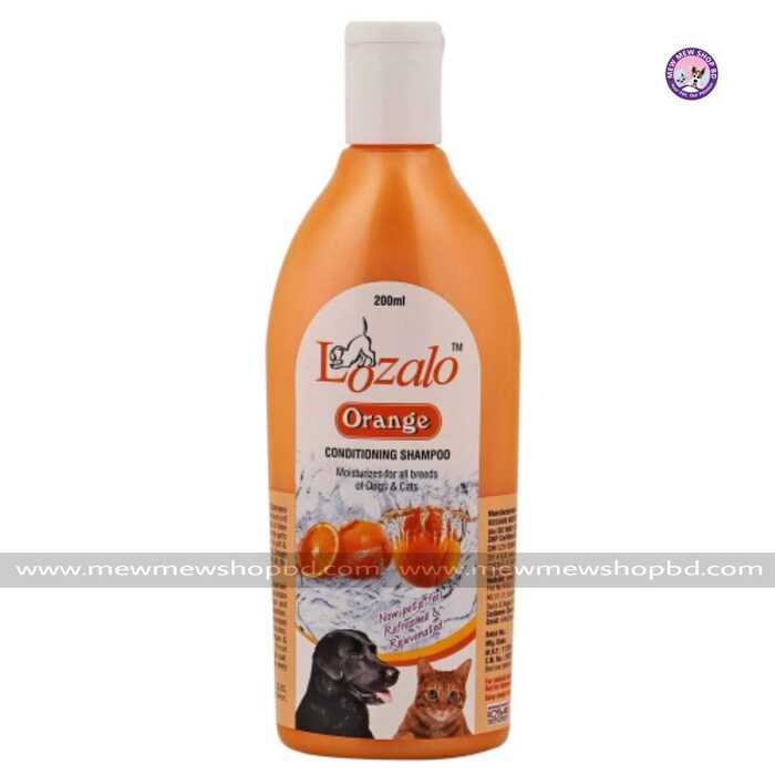 Lozalo Orange Conditioning Shampoo for dogs and cats 200 ml