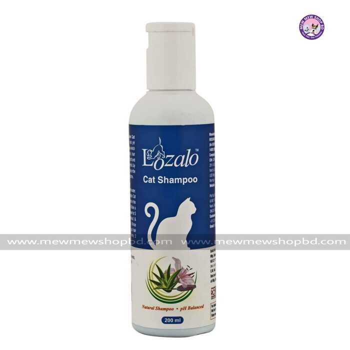 Lozalo pH balanced natural cat shampoo 200ml