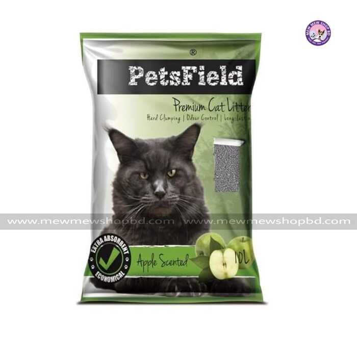 Pets Field Premium Cat Litter With Apple Scented 10L