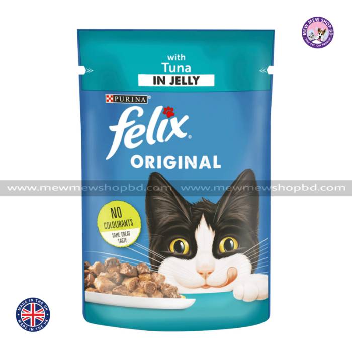 Felix Original Tuna in Jelly Wet Cat Food 100g (UK)