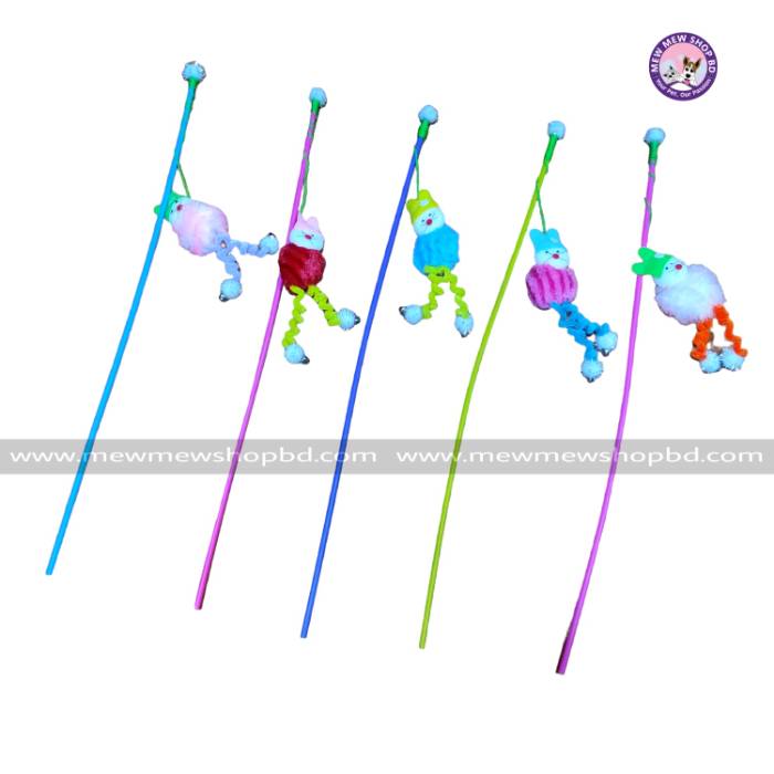 Pet Cat Santa Banta Teaser Toy for Interaction Cat