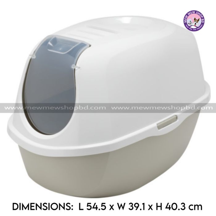 Moderna Smart Closed Cat Litter Box Grey (Inside Dhaka Only)