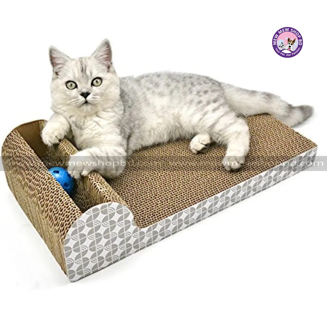 Lounge Design Reversible Cat Scratcher with Catnip