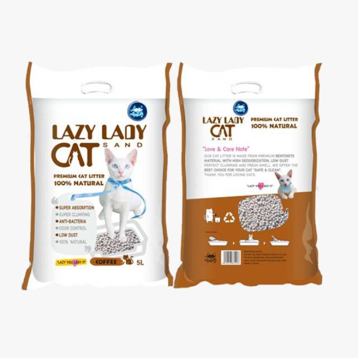 Lazy Lady Premium Bentonite Cat Litter Coffee