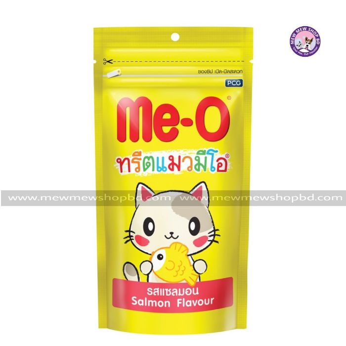 Meo Crunchy Dry Salmon Flavor Treats for Cat 50 g